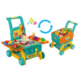 Carrito de mercado-cocinita 2 en 1