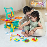 Carrito de mercado-cocinita 2 en 1