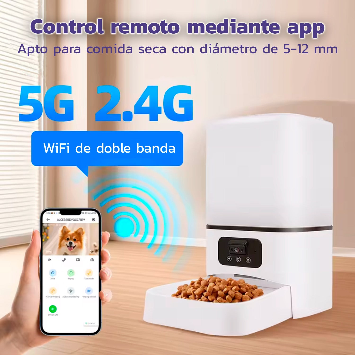 Comedero automático mascotas