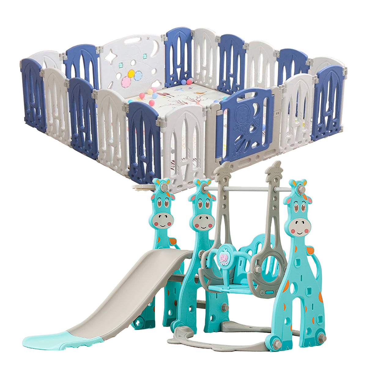 Combo corral plegable y mini parque