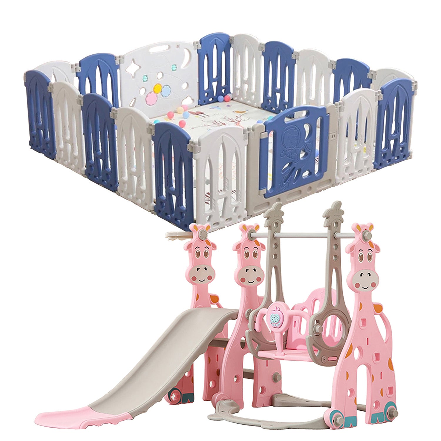 Combo corral plegable y mini parque