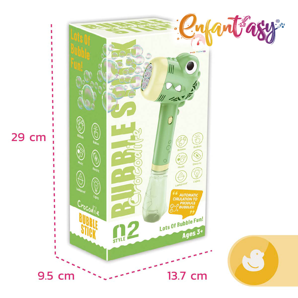 Pistola de burbujas para Niños