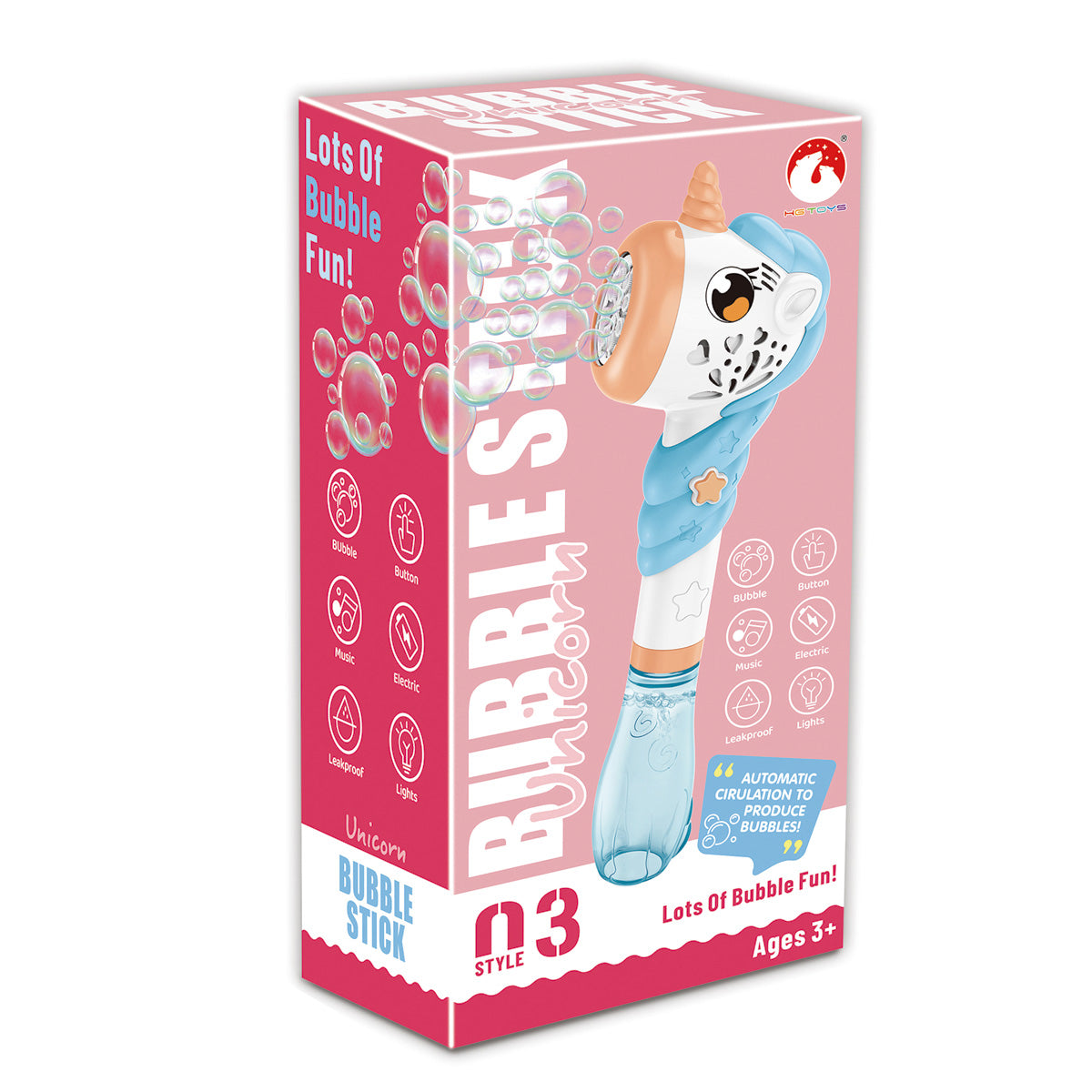 Pistola de burbujas para Niños