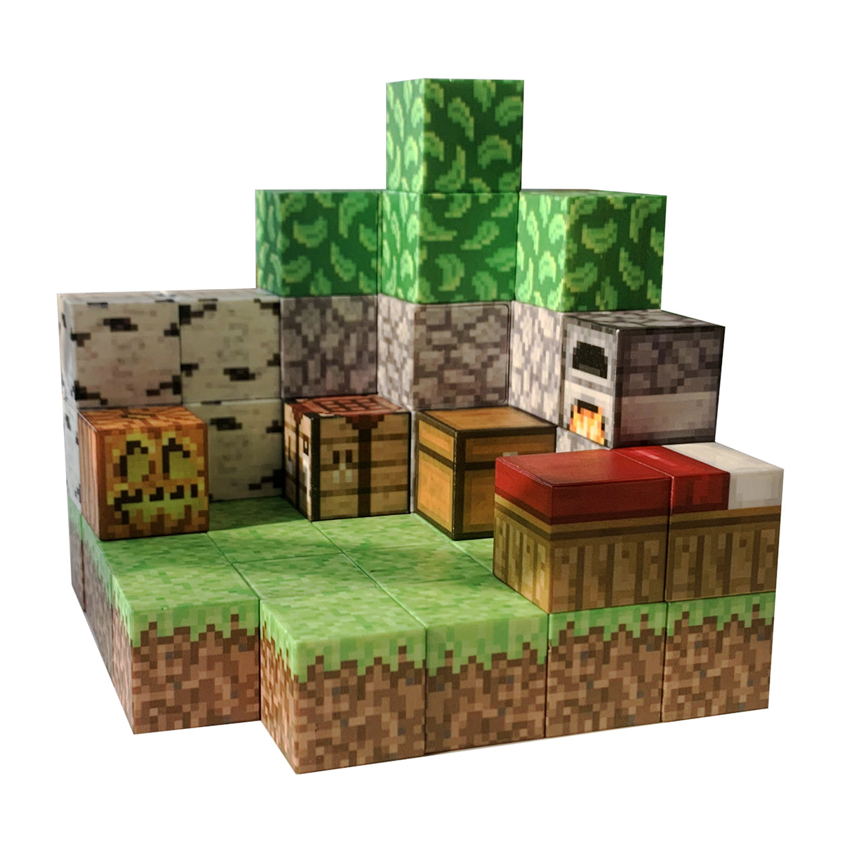 Bloques Magnéticos Estilo Minecraft para Niños