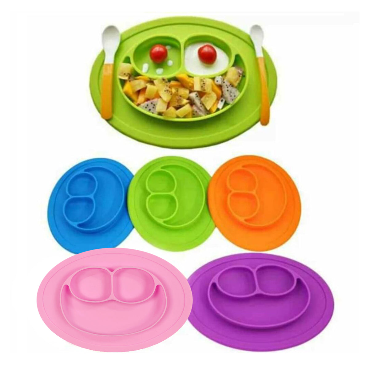 Plato en Silicona Llano