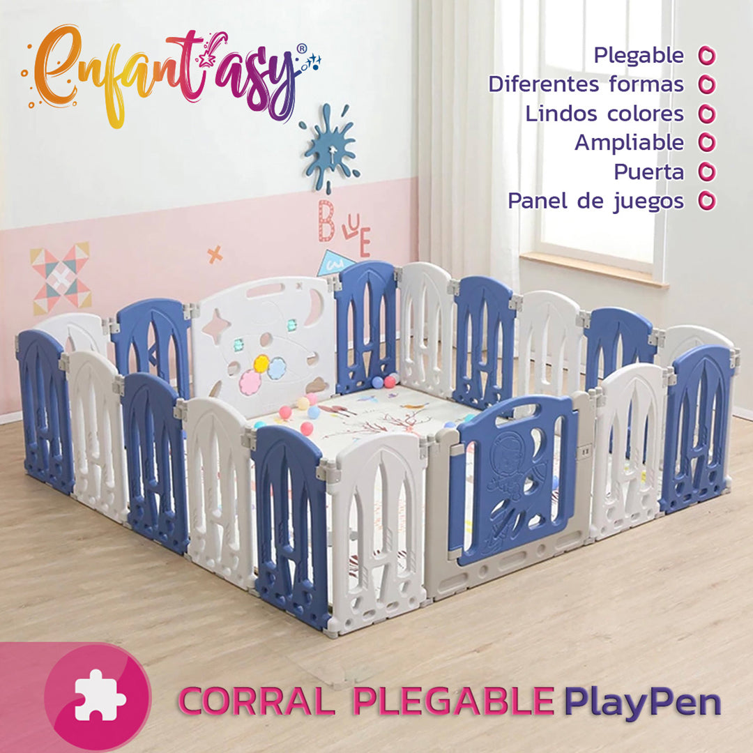 Combo corral plegable y mini parque