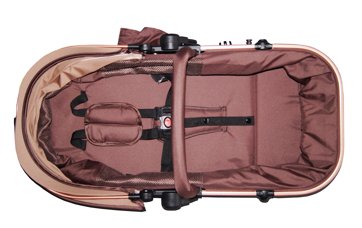 Coche Paseador Bebé Tipo Moises Ultracompacto y Elegante