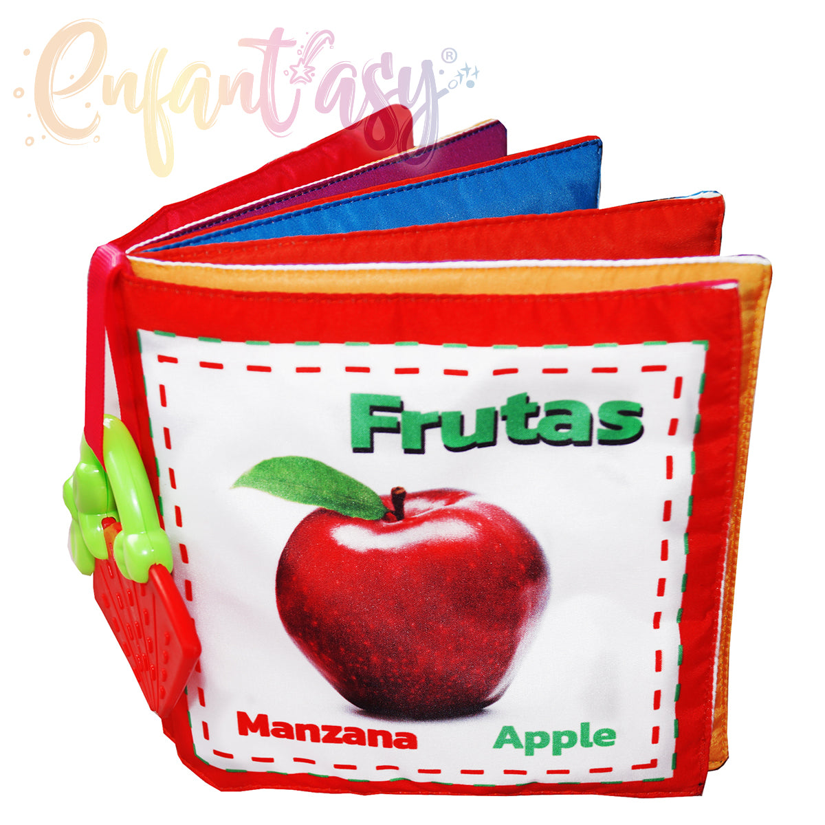 Libro de tela tipo MONTESSORI