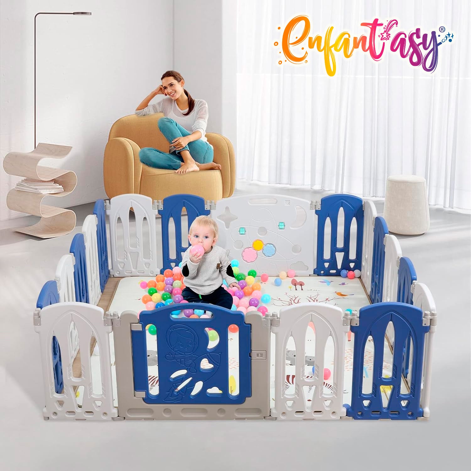 Combo corral plegable y mini parque