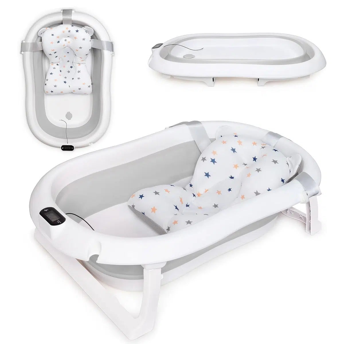 Tina plegable con termometro