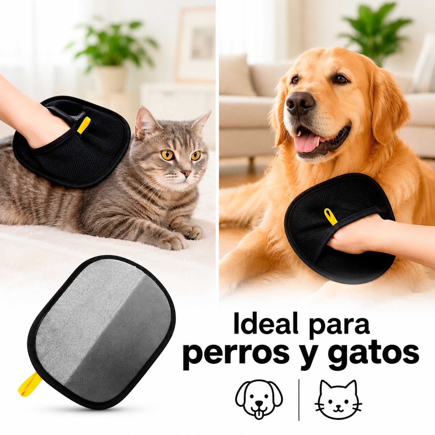 Guante quita pelos Mascotas, vista 3