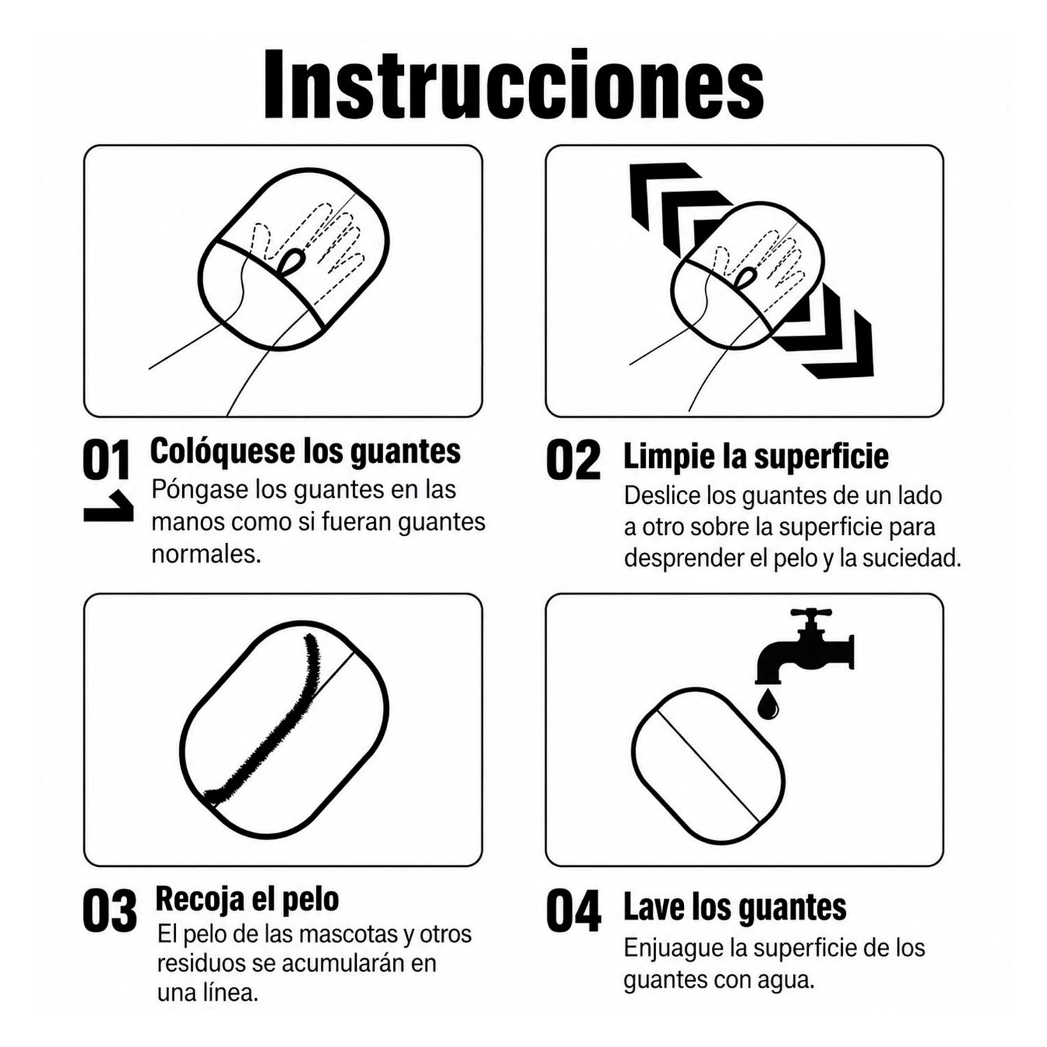 Guante quita pelos Mascotas, vista 7