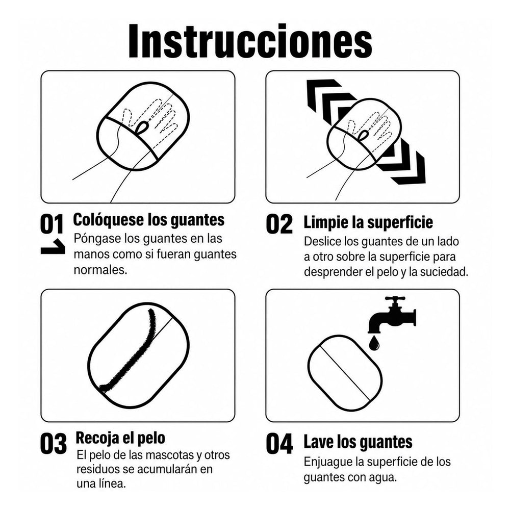 Guante quita pelos Mascotas, vista 7