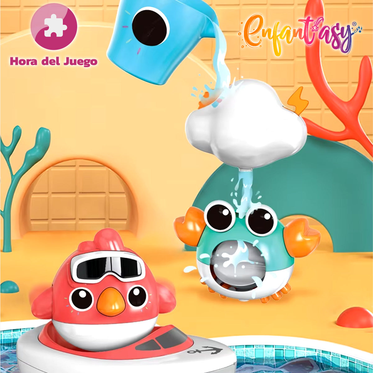 Set Juguetes de Baño