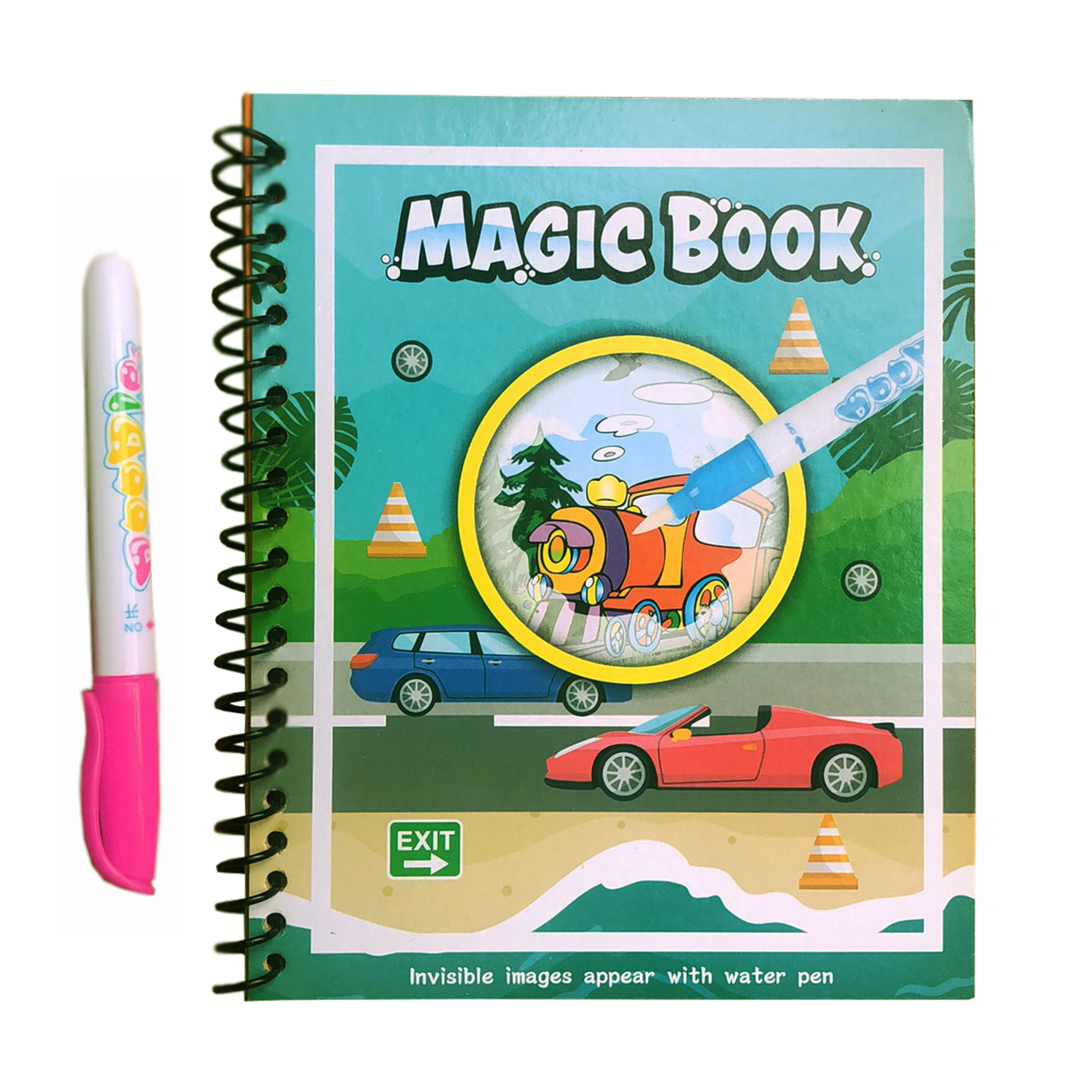 Libro para Colorear con Agua Reutilizable Didáctico