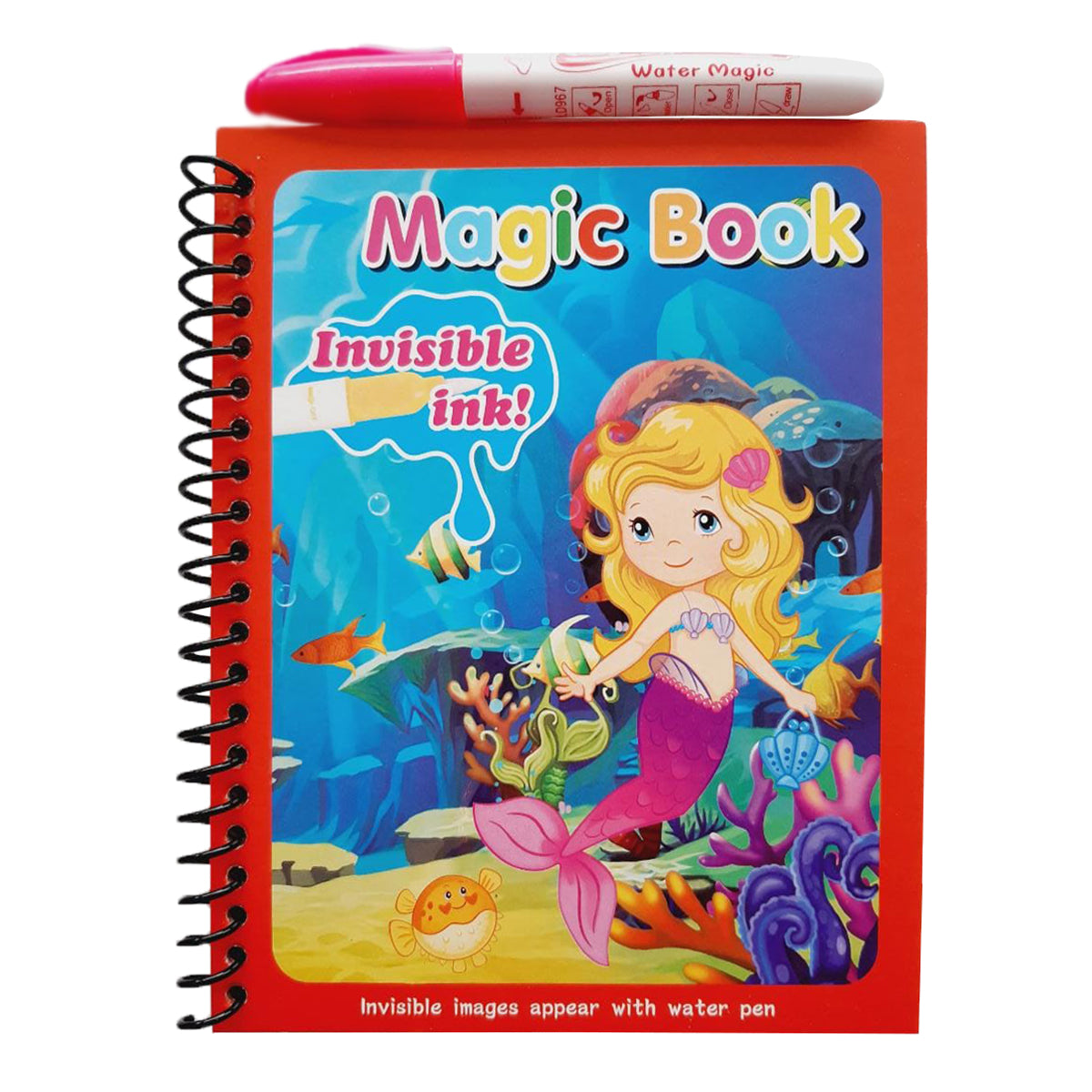 Libro para Colorear con Agua Reutilizable Didáctico