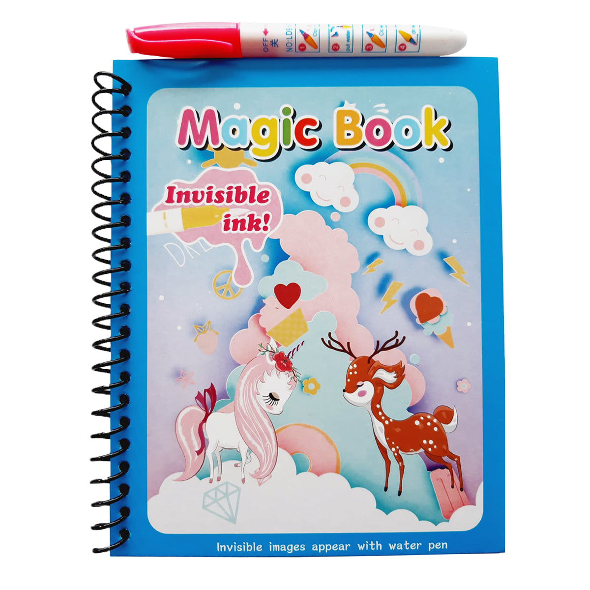 Libro para Colorear con Agua Reutilizable Didáctico