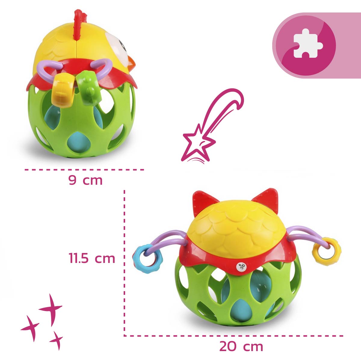 Sonajero Mordedor Silicona