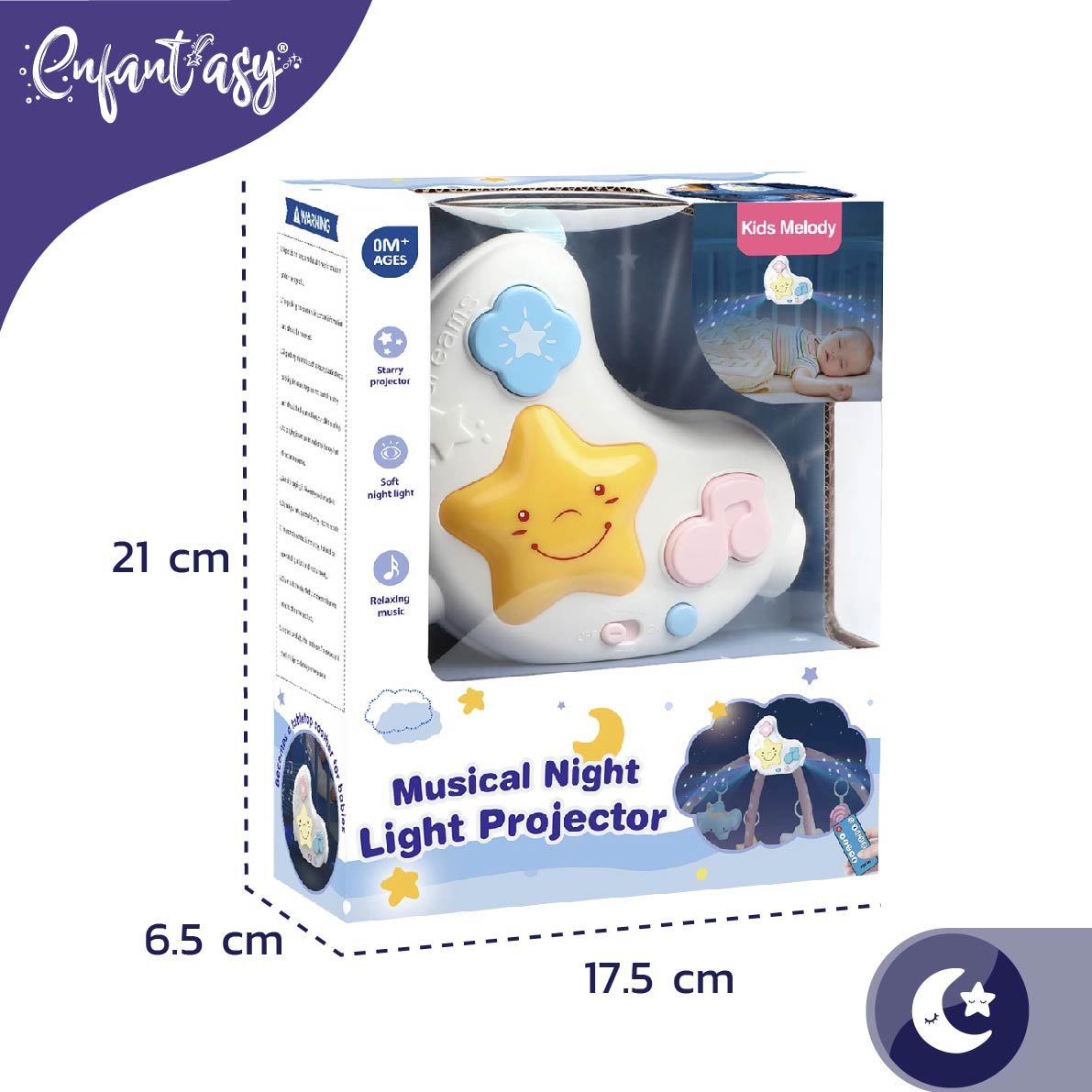 Lampara Proyector Musical con Control