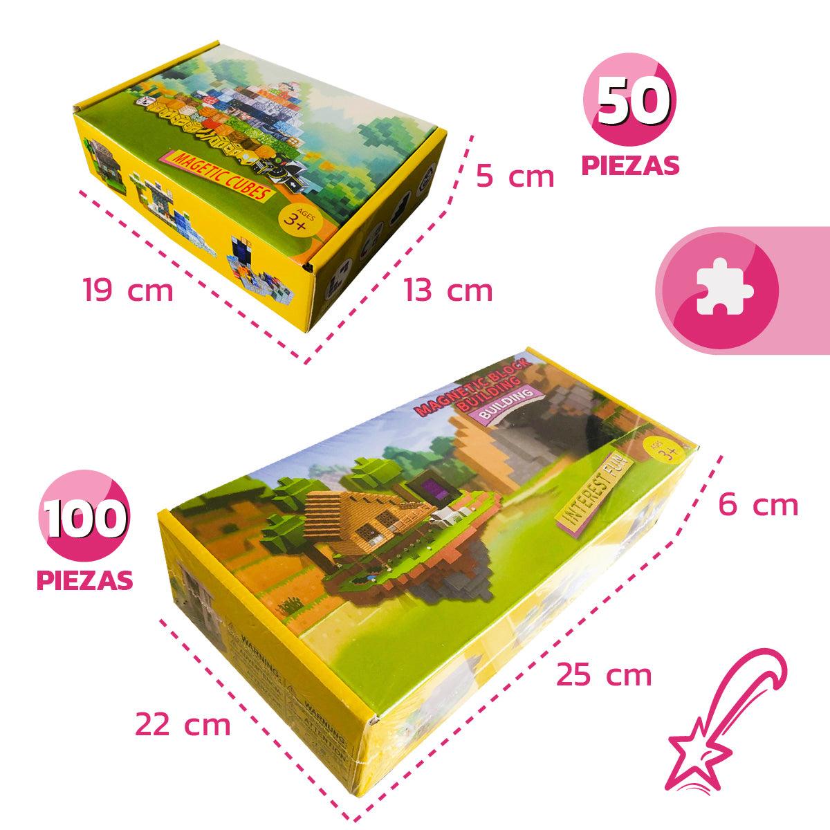 Boques Magnéticos Minecraft