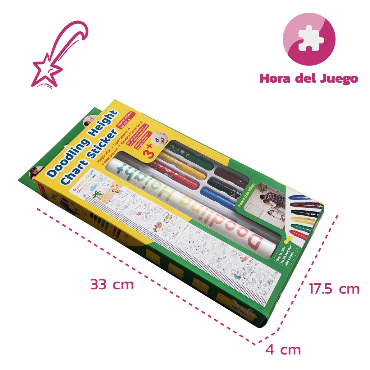 Metro Adhesivo Pared