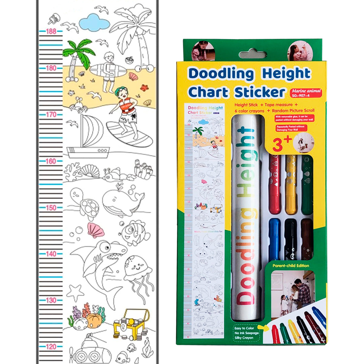 Metro Adhesivo Pared