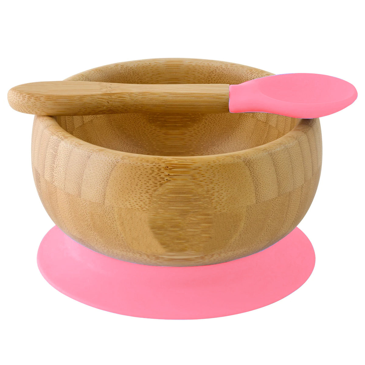 Bowl Bambú con Chupa y Cuchara