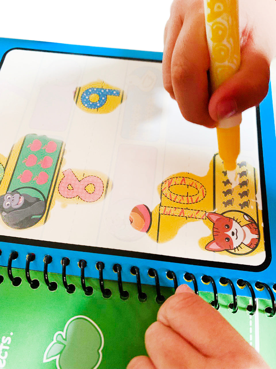 Libro para Colorear con Agua Reutilizable Didáctico