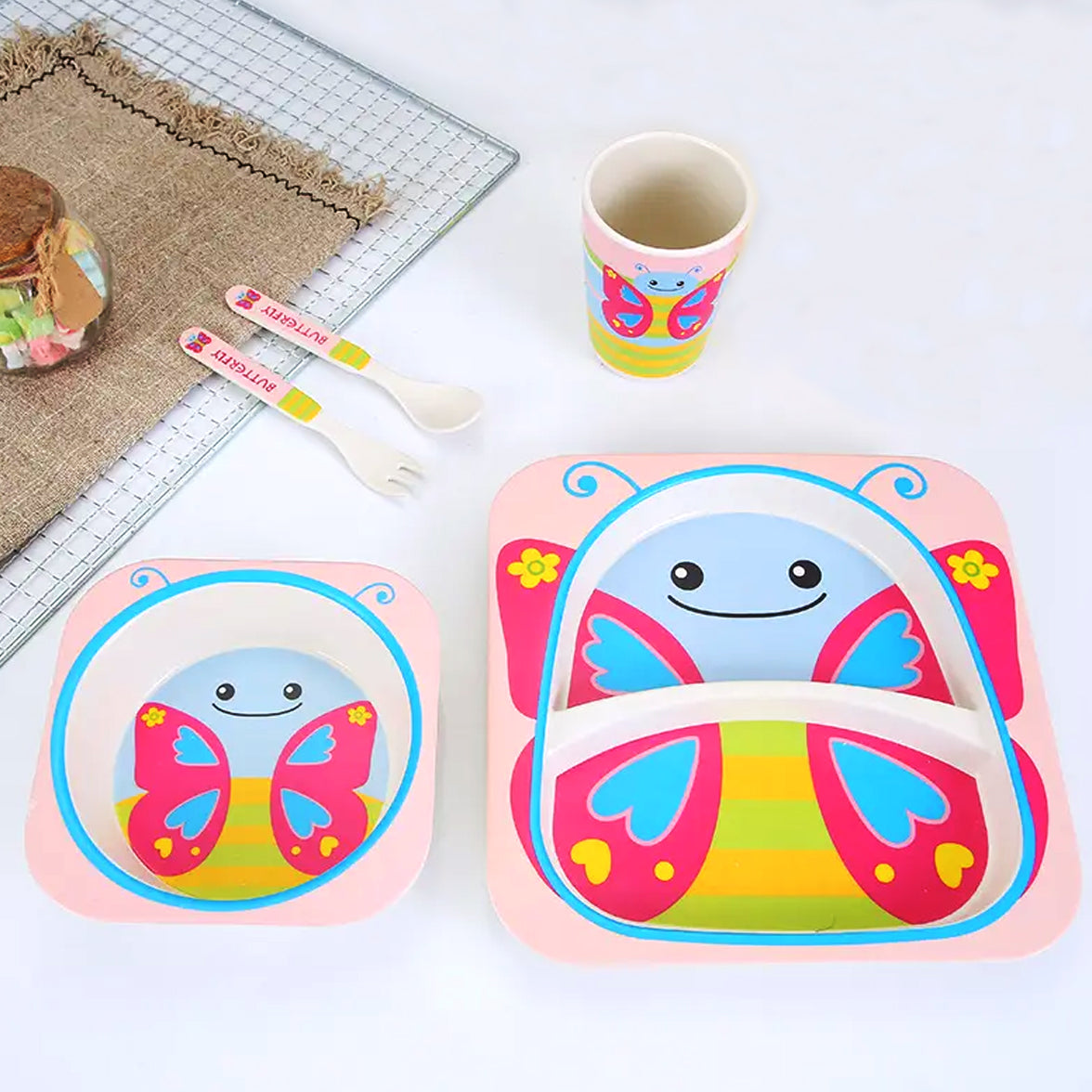 Set Vajilla en Bambú