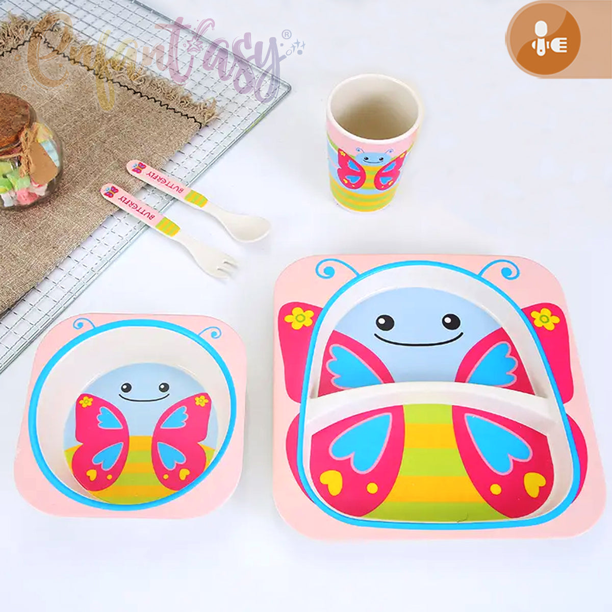 Set Vajilla en Bambú