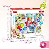 Set Kit De Mordedores Y Sonajeros X 6 Unidades Estimulación