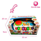 Piano Didáctico con Microfono Bilingue