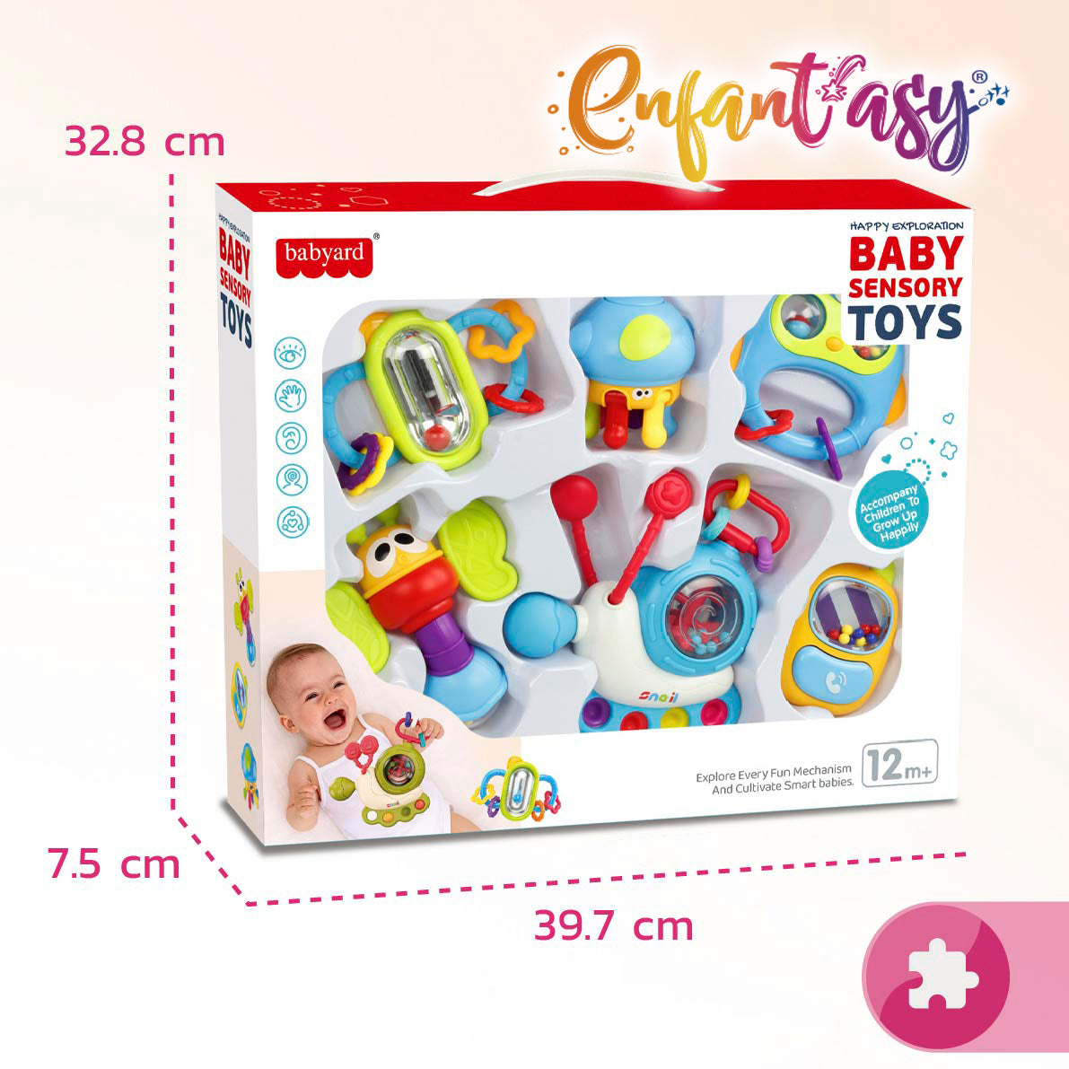 Set Kit De Mordedores Y Sonajeros X 6 Unidades Estimulación