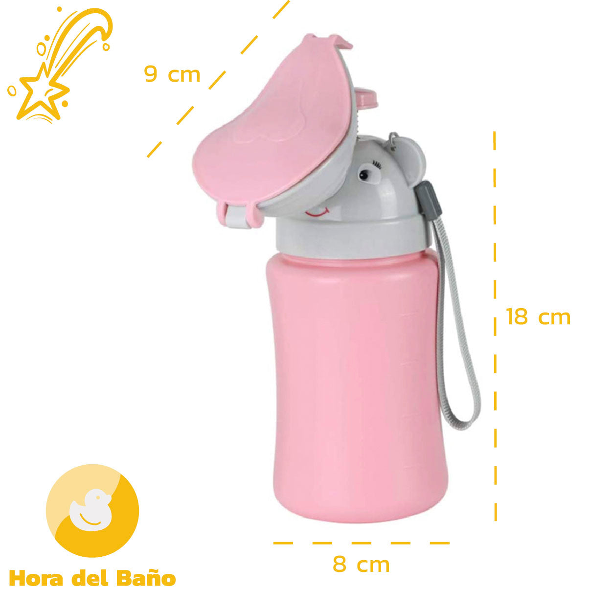 Botella Orinal Portátil