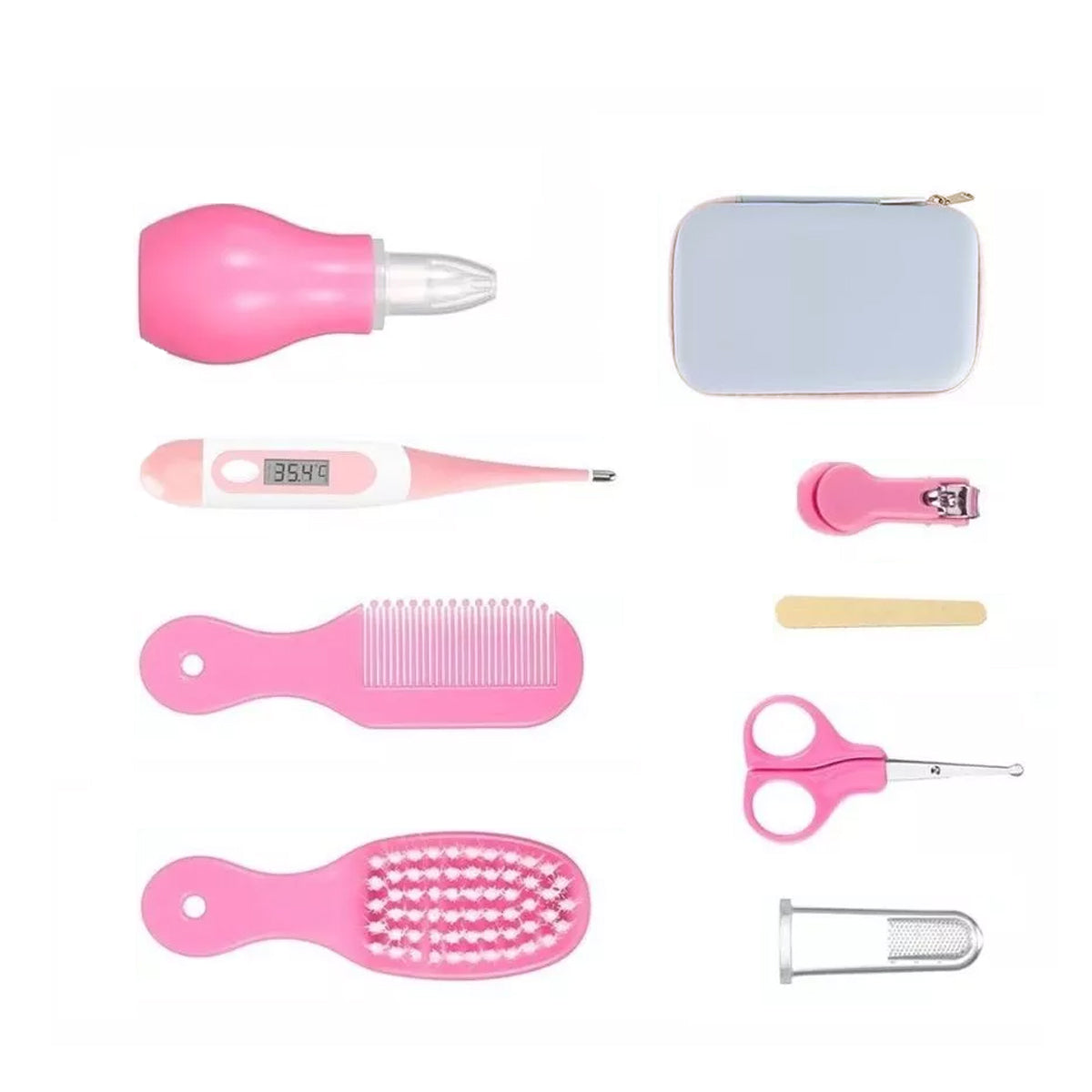 Kit Cuidado y Aseo del Bebé 8 Piezas