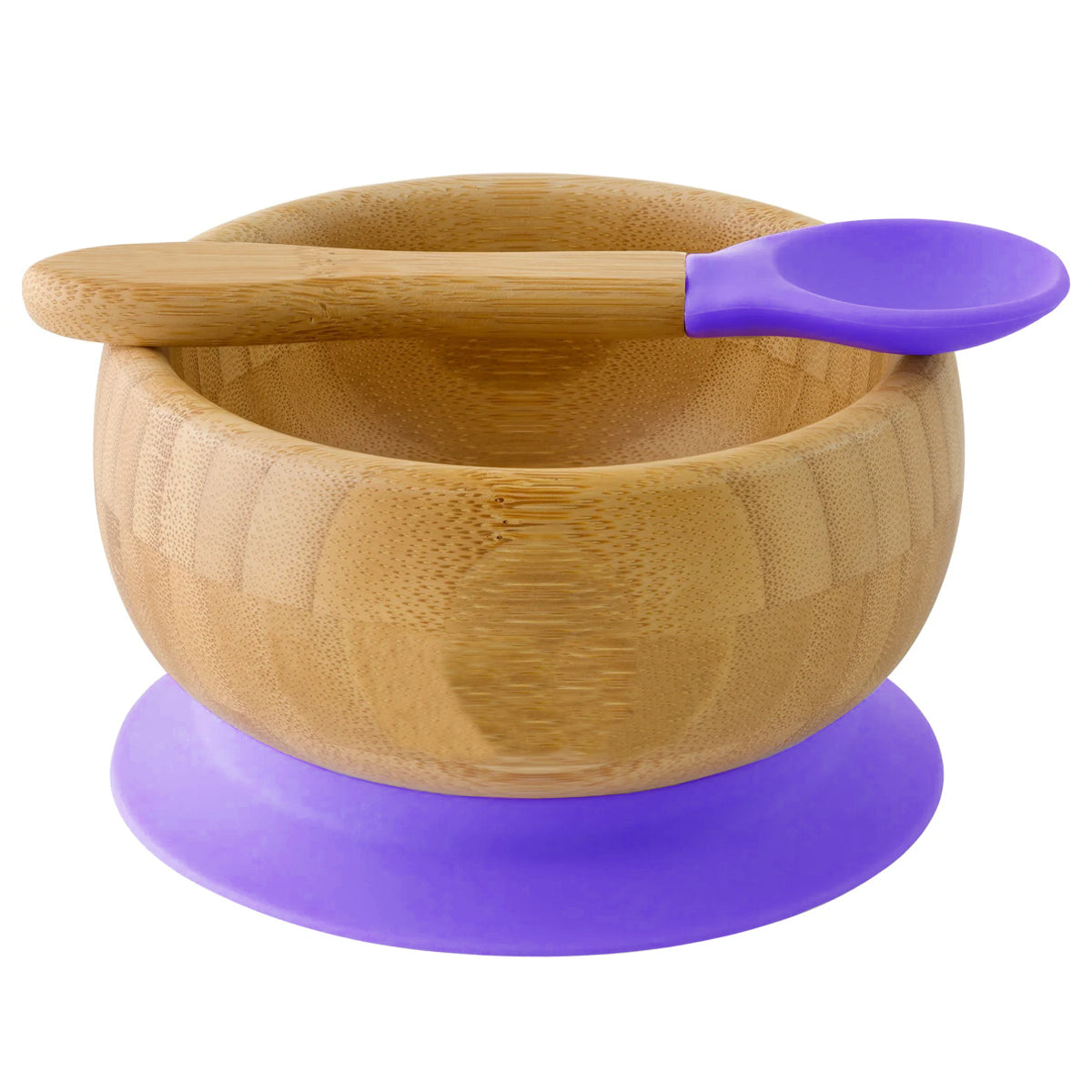 Bowl Bambú con Chupa y Cuchara