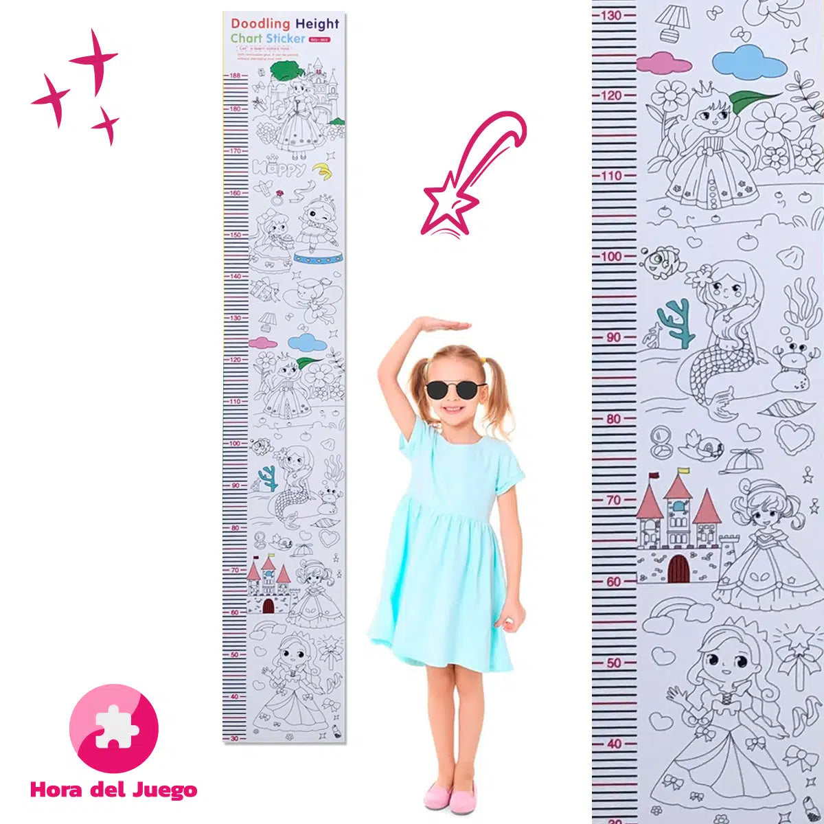 Metro Adhesivo Pared