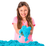 Arena mágica kinética moldeable elástica 1000g, color azul, vista 6