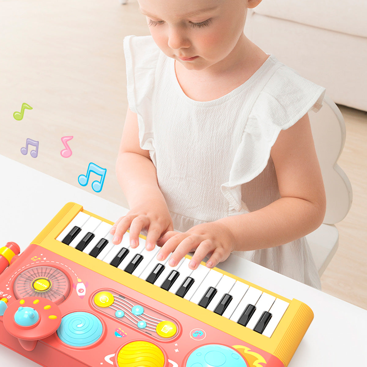 Piano Grande bateria con microfono