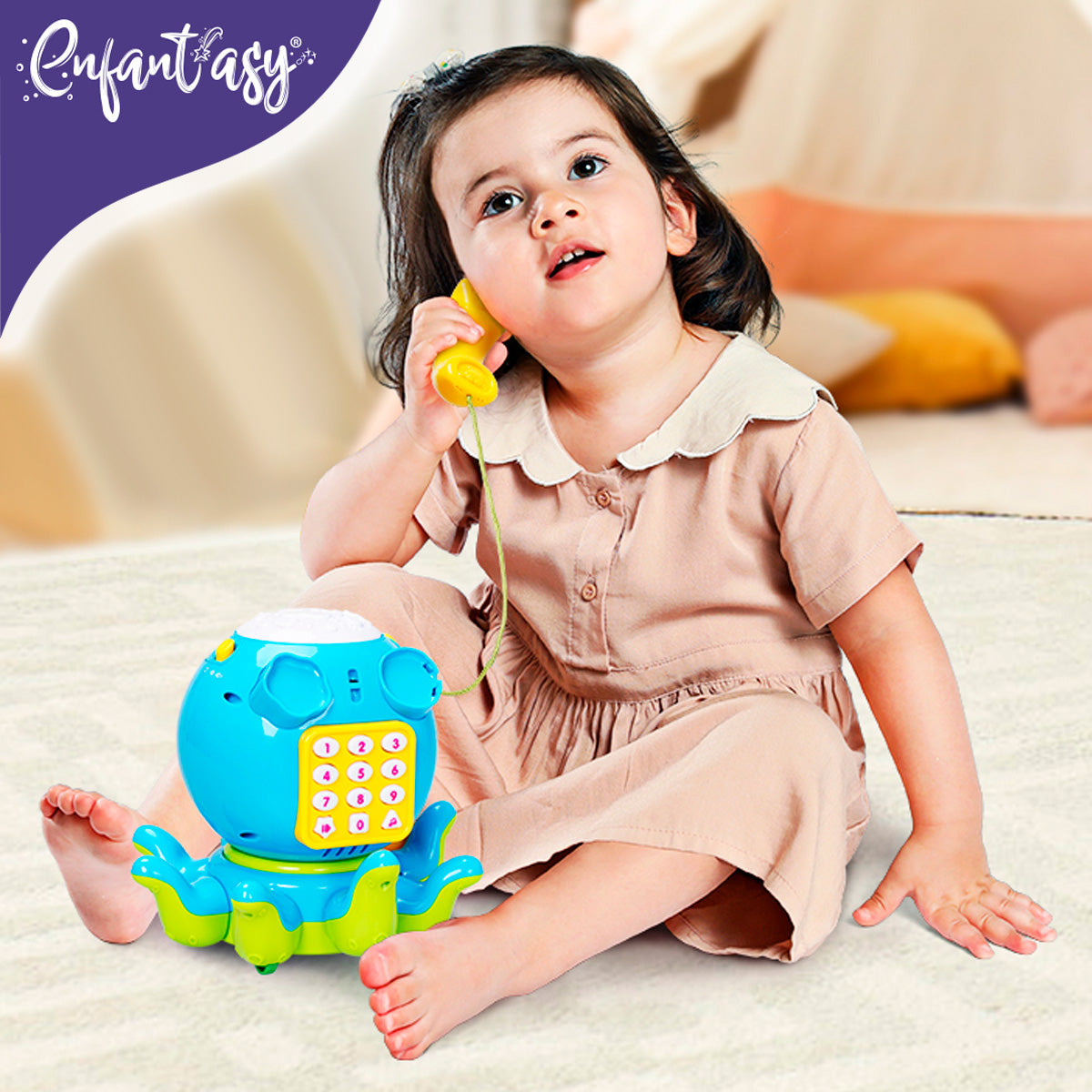 Pulpo Didáctico con Teléfono