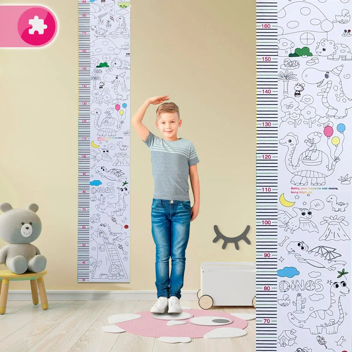 Metro Adhesivo Pared