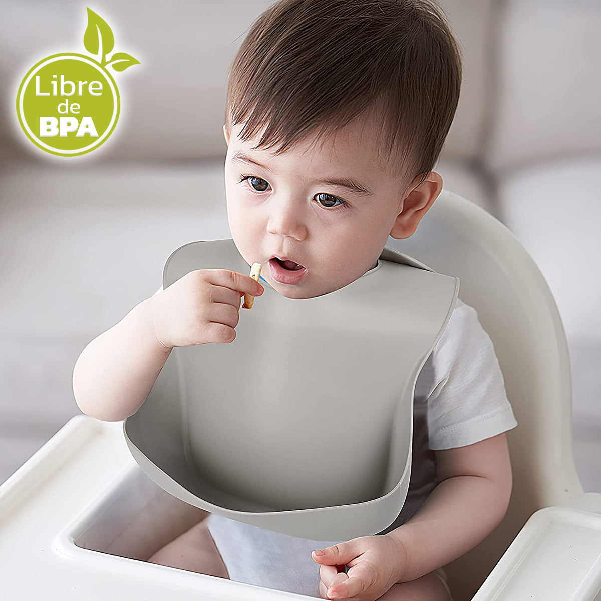 Baberos Silicona Fácil Lavado