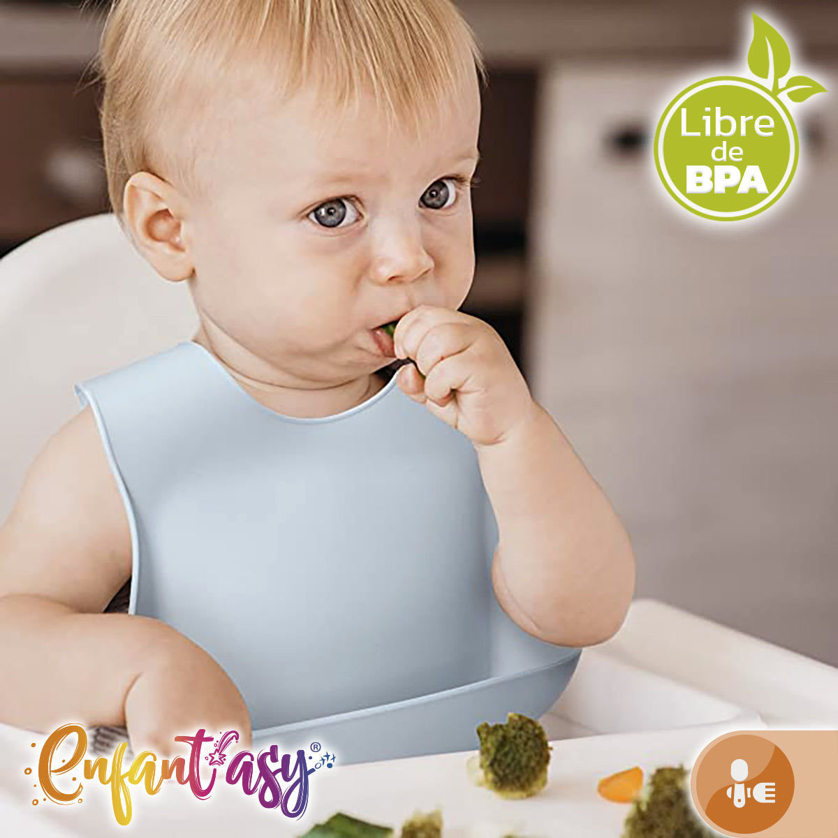 Baberos Silicona Fácil Lavado