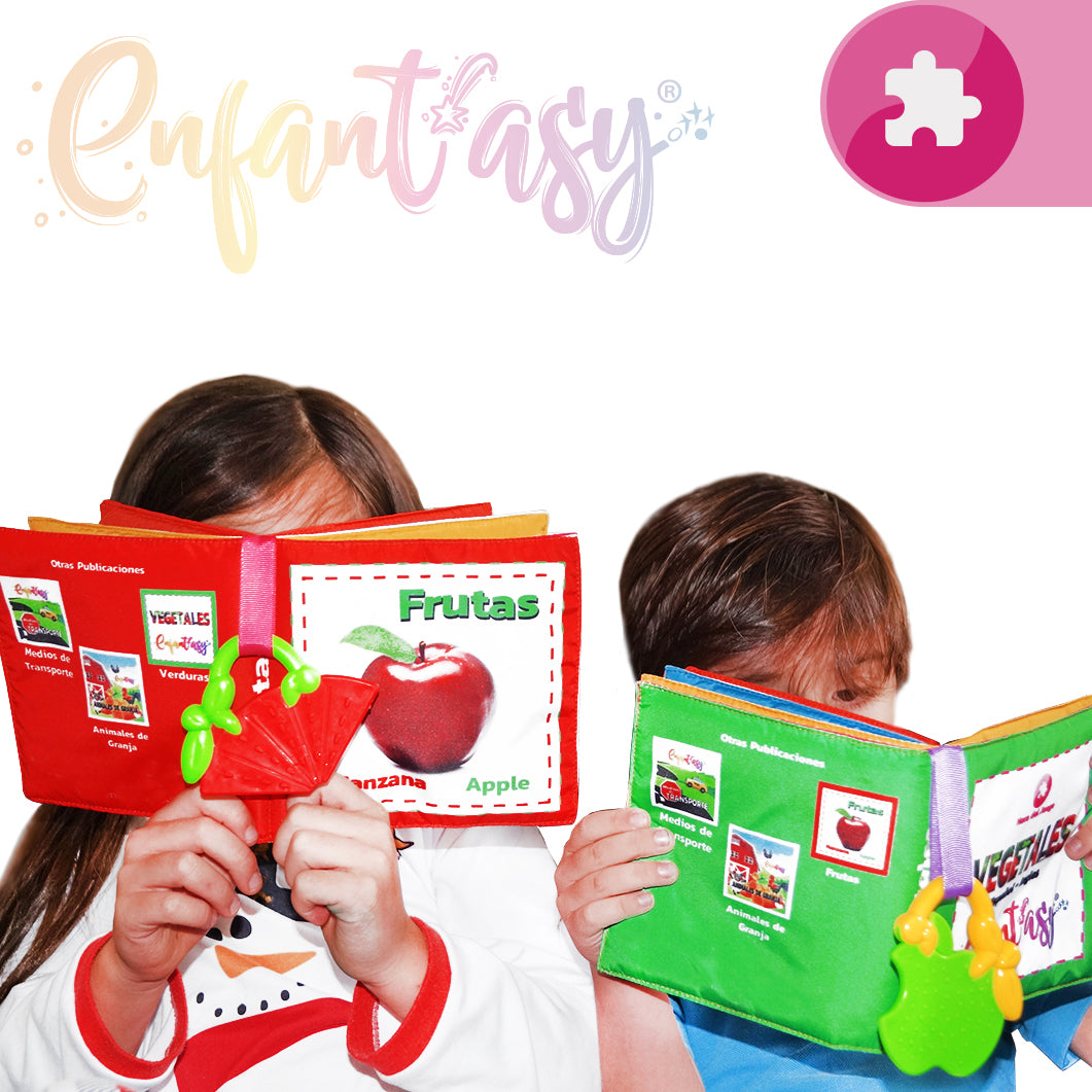 Libro de tela tipo MONTESSORI