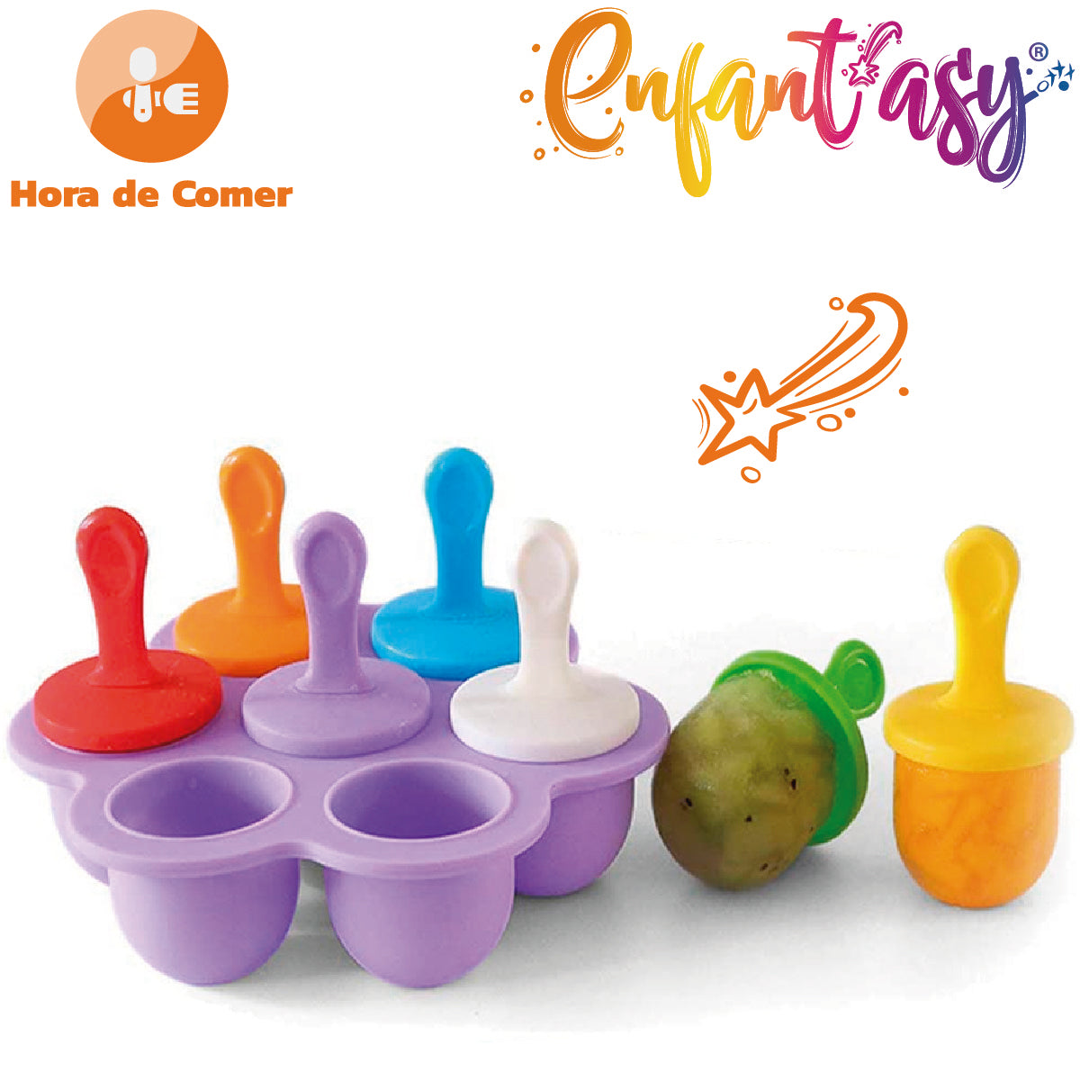 Paletas en Silicona para Bebé