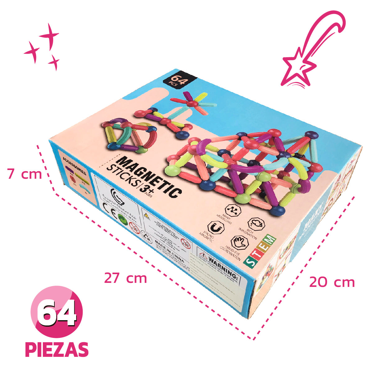 Fichas Magnéticas Sticks