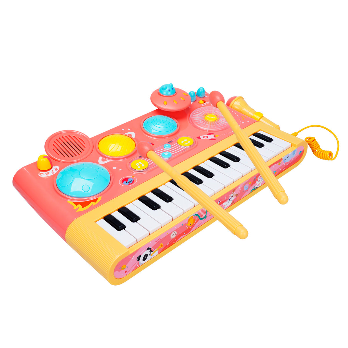 Piano Grande bateria con microfono