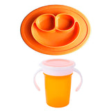 Combo Plato y vaso antiderrame