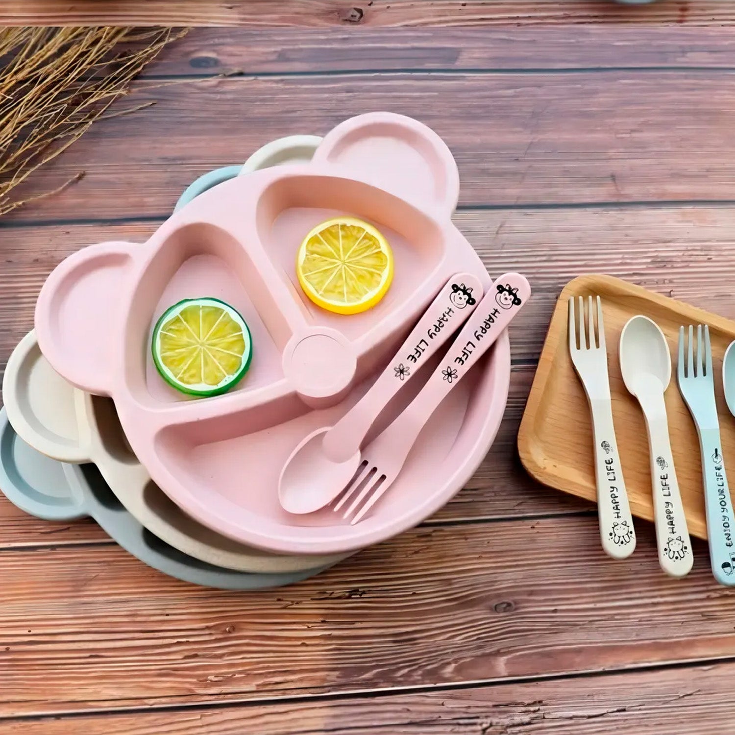 Set Vajilla en Trigo