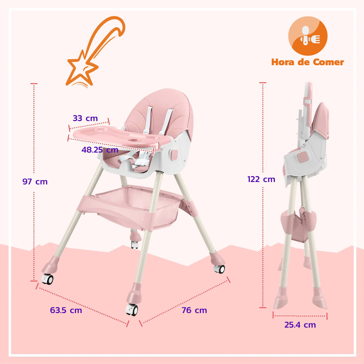 Silla Comedor 4 en 1